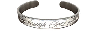 Philippians 4:13 "I can do all things through Christ who strengthens me"