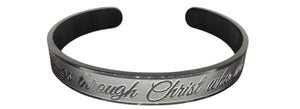 Philippians 4:13 "I can do all things through Christ who strengthens me"