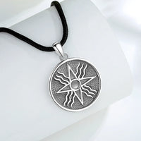Sterling Silver Star of Shamash Necklace Assyrian star