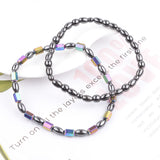 2pcs Magnetic Weight Loss Effective Anklet Bracelet, Suitable For Acupoints Therapy Arthritis Pain Relief, For Men And Women