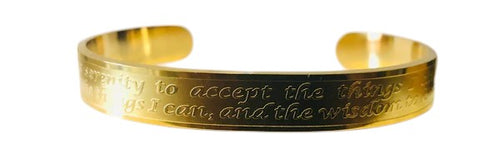 Serenity Prayer Bracelet for Inner Peace & Strength – Inspirational Jewelry